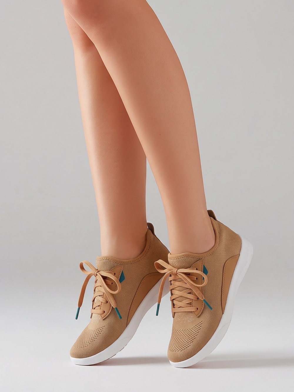2417 -Vessi Weekend Waterproof Sneaker Oak Brown Tan Women Size 8 W8